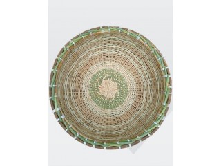 Bamboo Vegetable Basket (Beige, natural, large size)