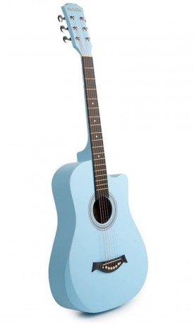 medellin-38-acoustic-guitar-blue-carbon-fiber-matt-with-online-learning-course-handrest-strings-strap-bag-picks-capo-stand-big-2