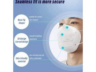 Face Mask N95/KN95 Washable ( White ) for Men , Women and Kids Reusable Mask Reusable  (White, Free Size, Pack of 10)