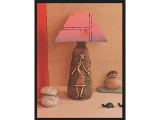 Table Lamp (Dancing Tribal Figure)