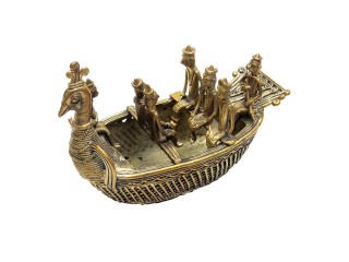 Dhokra Handcrafted Ancient  Boat | Dhokra Home Décor Products | Showpiece Collection for Modern Homes