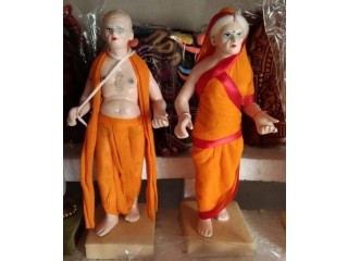 CLAY SET OF PRIEST COUPLE