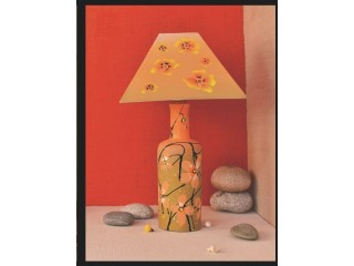Table Lamp (Long Orange Flower)