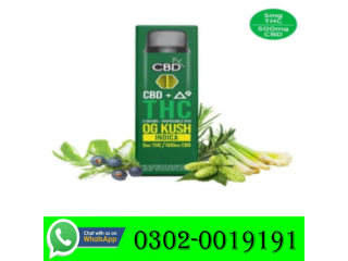 CBD + DELTA-9 THC VAPE OG KUSH PRICE IN Sargodha	 03020019191
