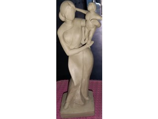Crafts Paradise Beautifully Handcrafted mother & son on Square Base Specs Stand Decorative Showpiece