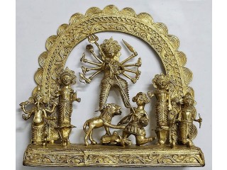 Handicrafts Dhokra Ma Durga Showpiece I Home Decor I Interior I Handcrafted
