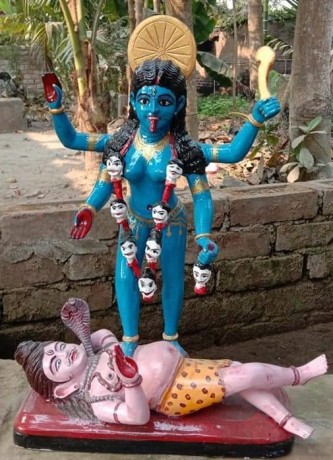 handcarved-decorative-showpiecewooden-lord-maa-kali-statue-20inch-height-big-0